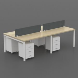 4-person-office-desk WORKSTATION